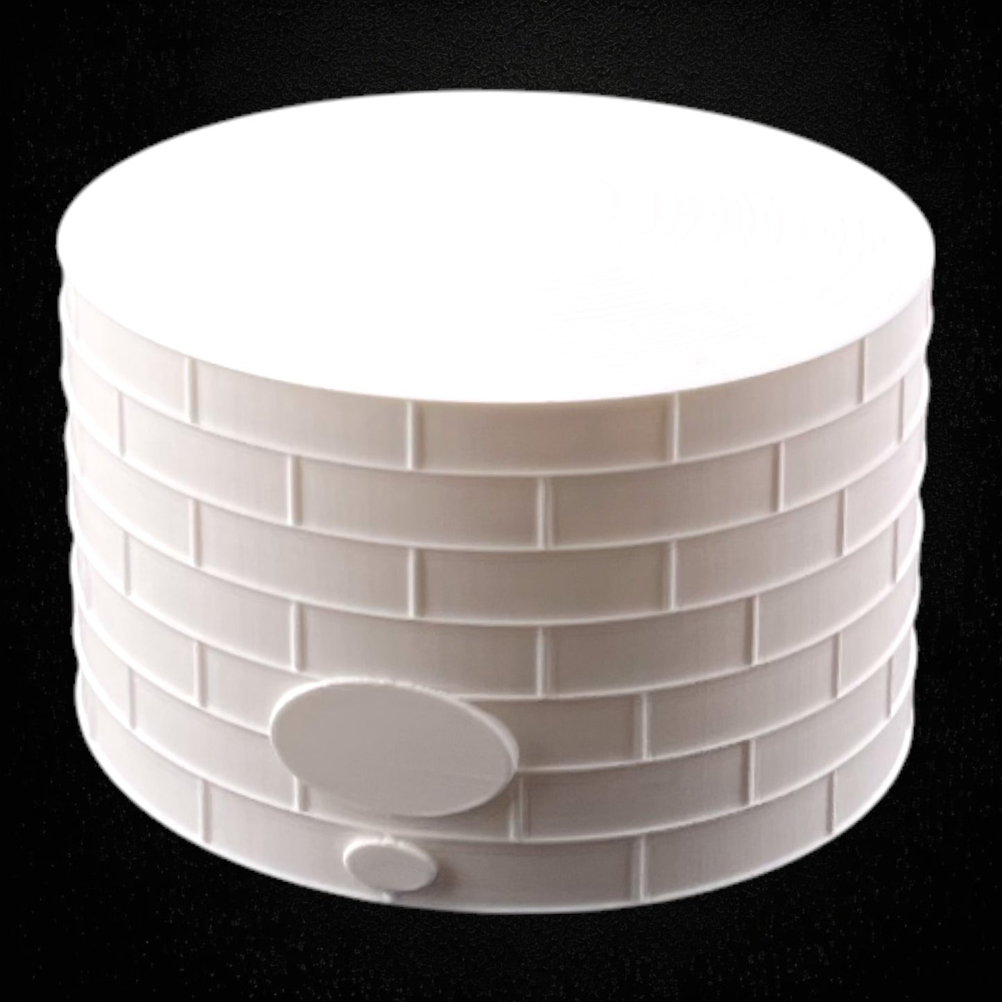 Standard Oil or Fuel Tank - T Scale 1:450 - 2 Pack - White - 11 Sizes AVAILABLE