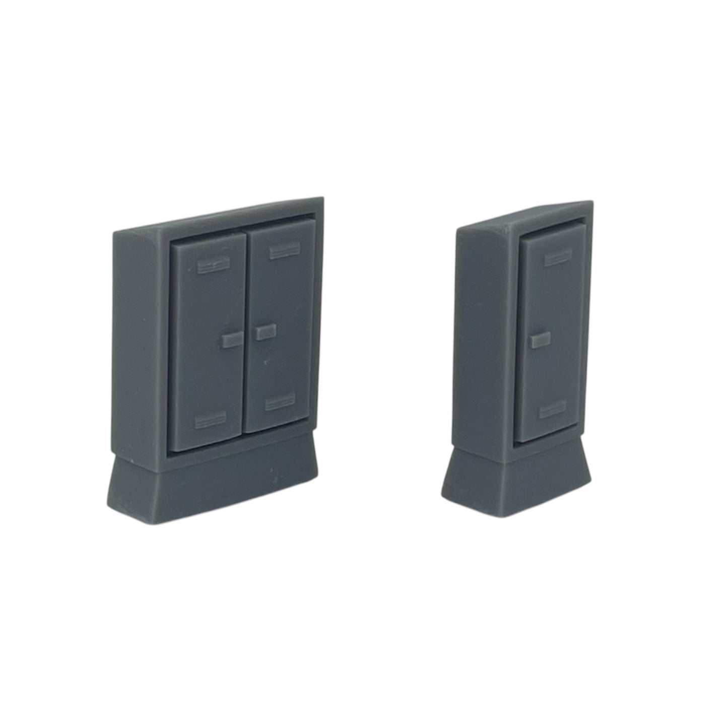 Side View of Scale Model of Trackside Electrical Boxes by Model Scenery World