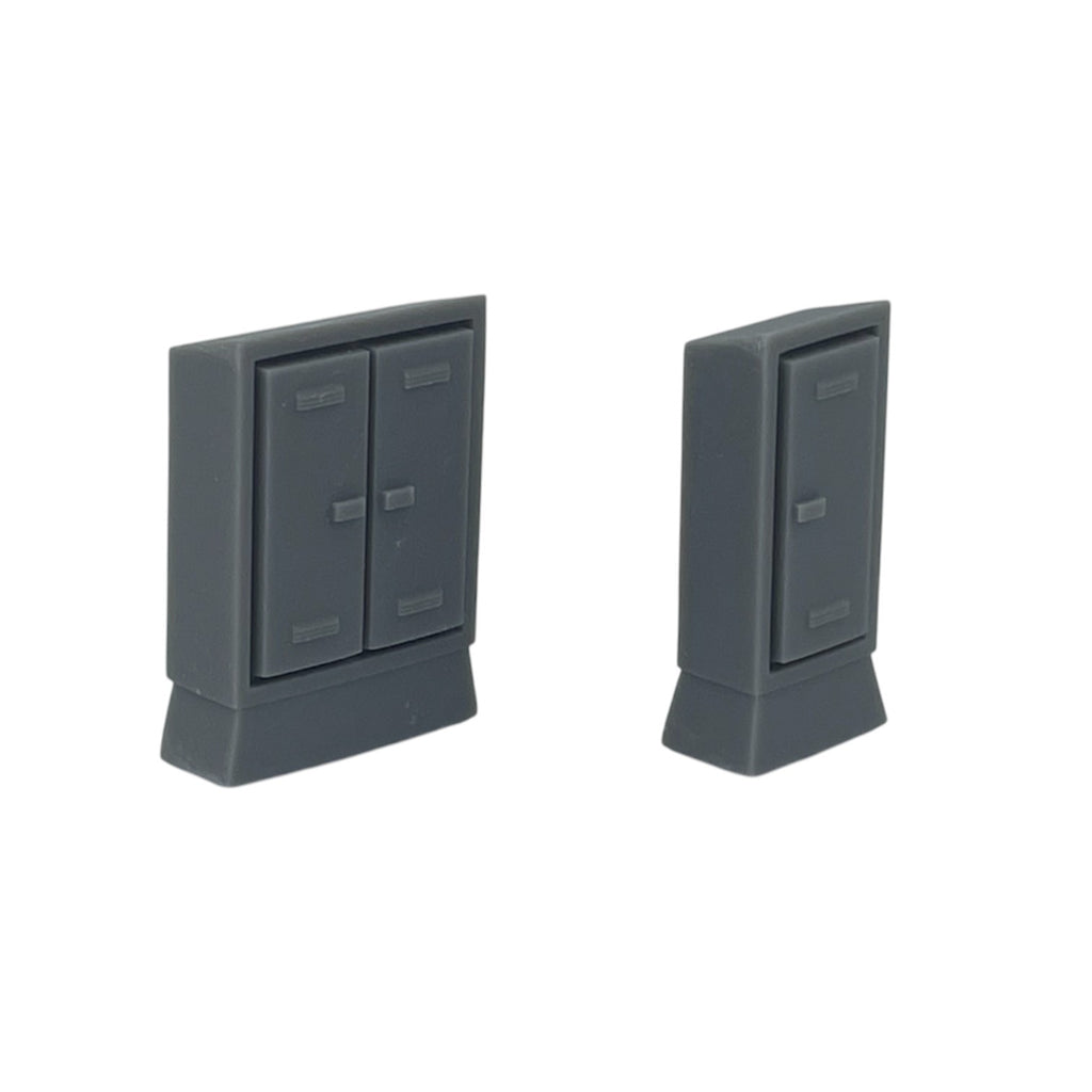 Trackside Electrical Boxes (8pcs) - N Scale 1:160 - Gray | Model ...