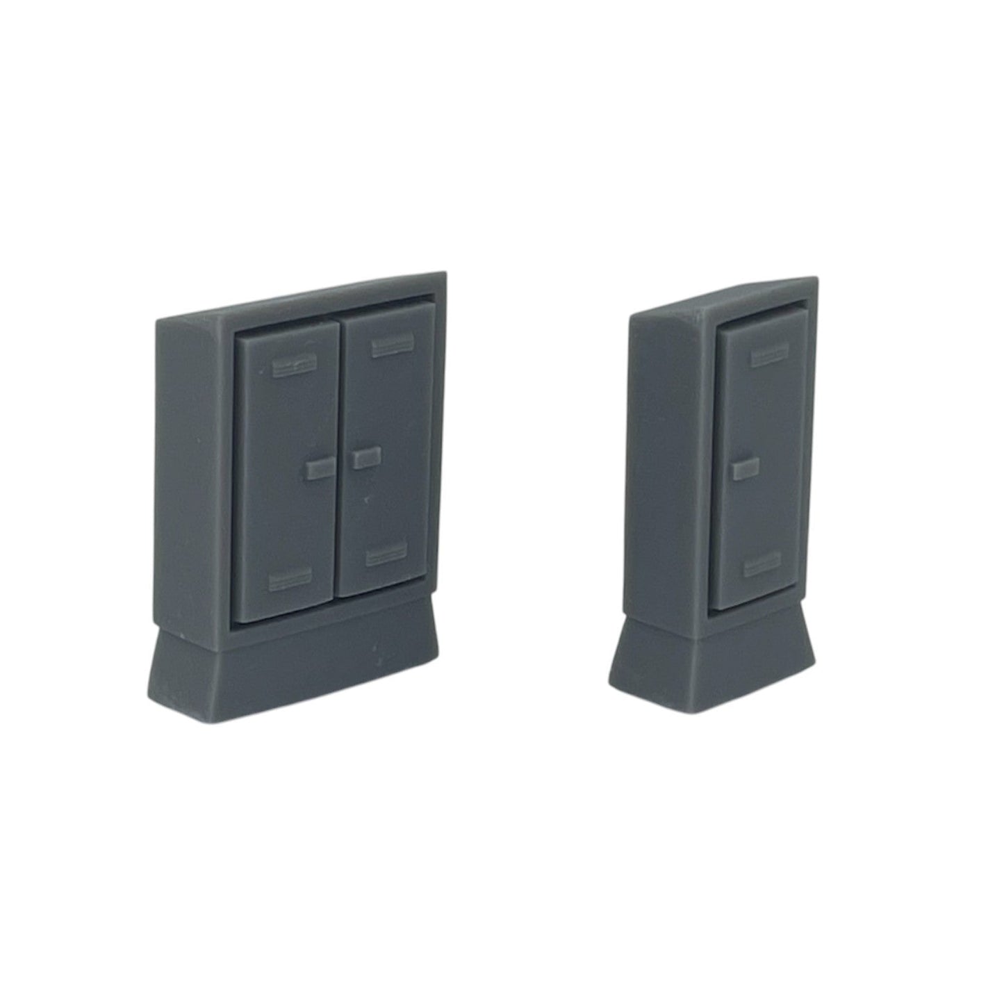Side View of Scale Model of Trackside Electrical Boxes by Model Scenery World