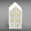 Suburban Row House #1 - Three Story - Z Scale 1:220 - White