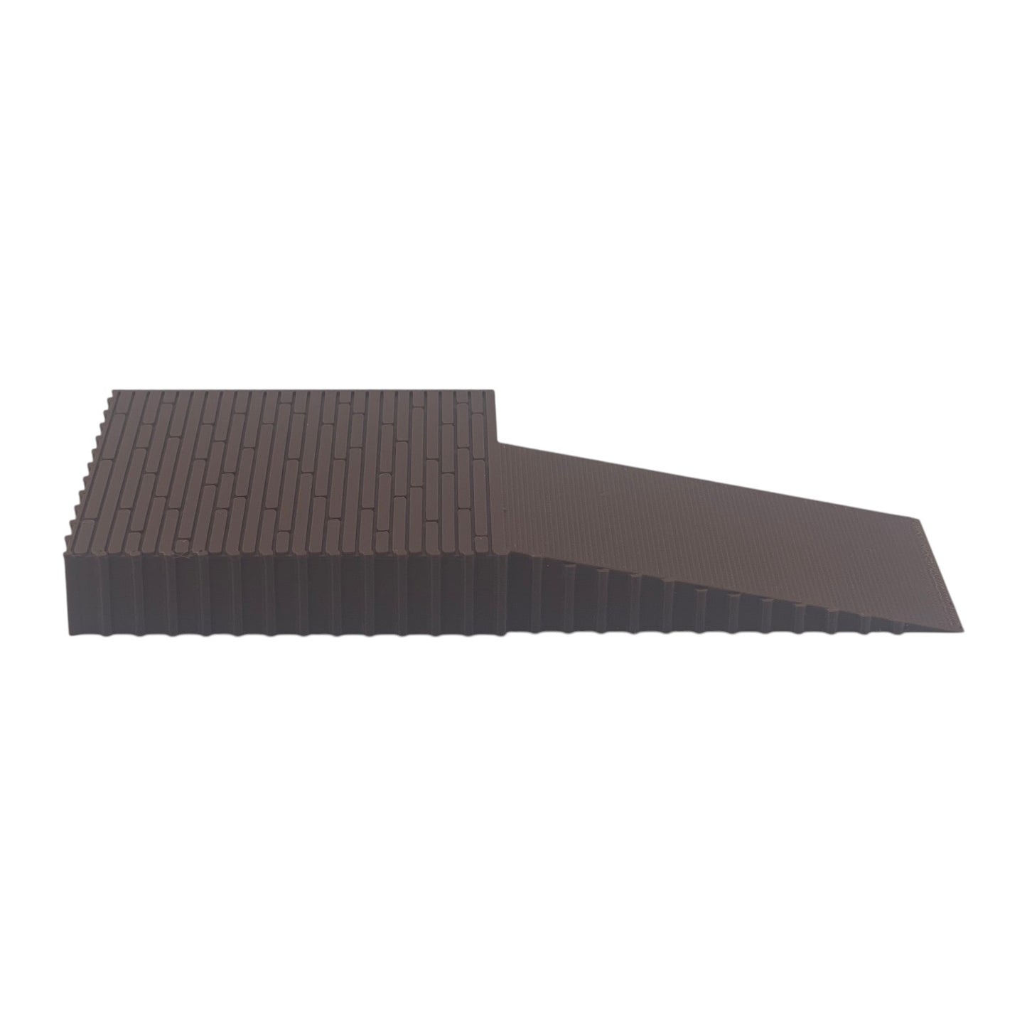 Loading Dock with Ramp - T Scale 1:450 - Brown