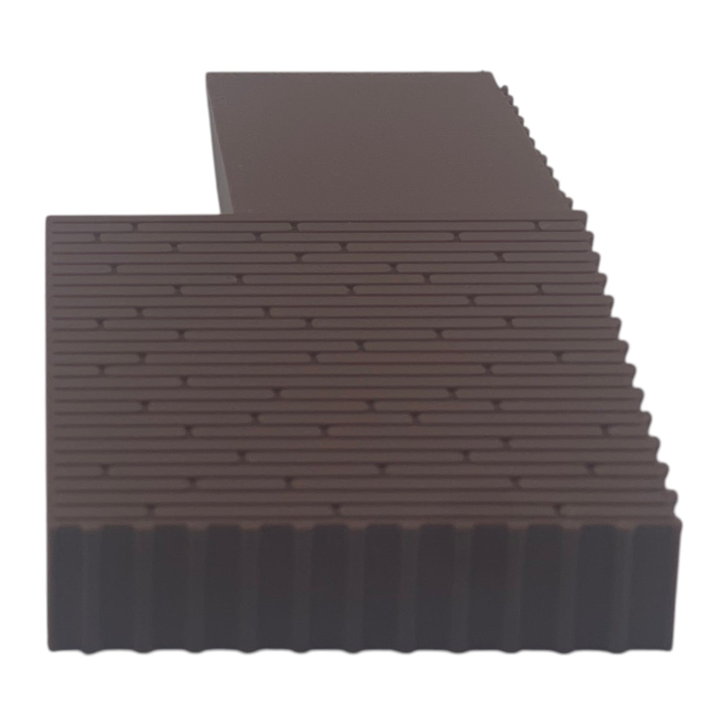 Loading Dock with Ramp - T Scale 1:450 - Brown