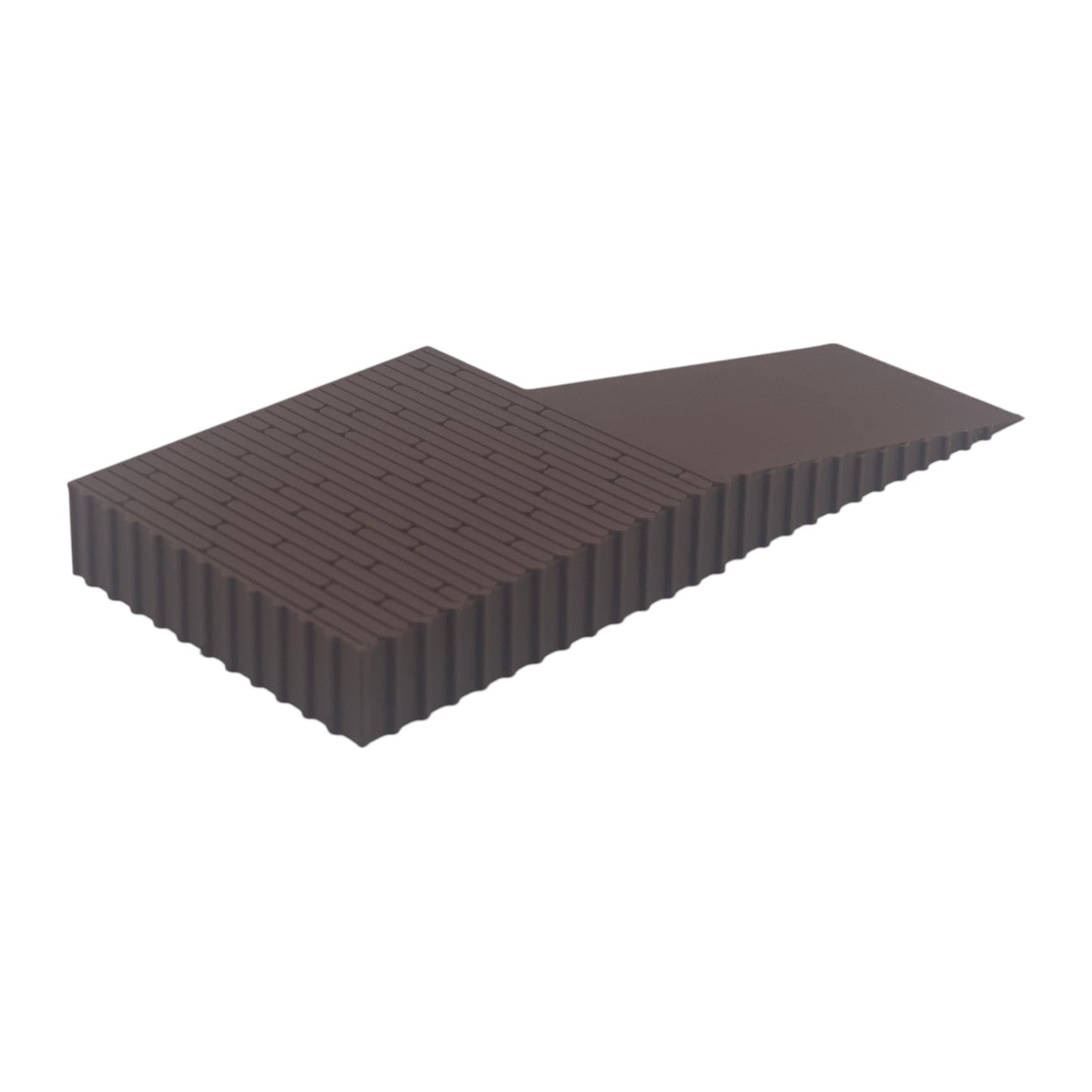 Loading Dock with Ramp - T Scale 1:450 - Brown