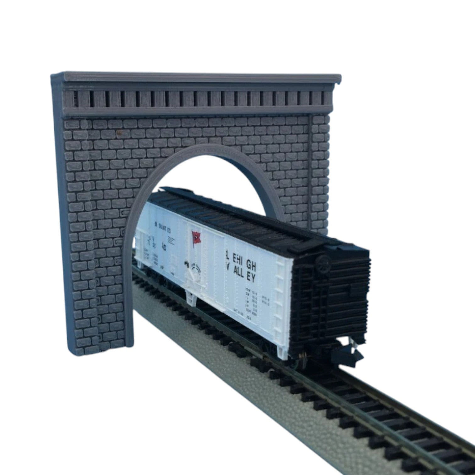 Model of a Single Tunnel Portal - Stone by Model Scenery World