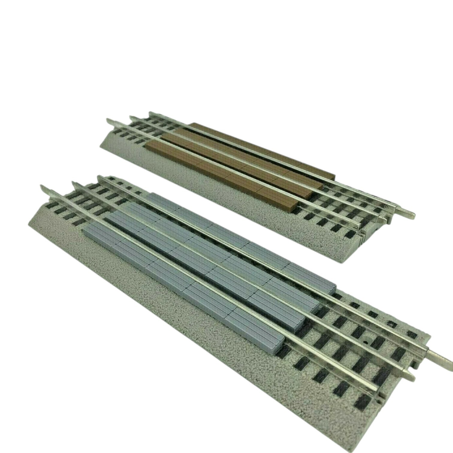 Grade Crossing for Lionel FasTrack – O Scale - Fast Track Brown or