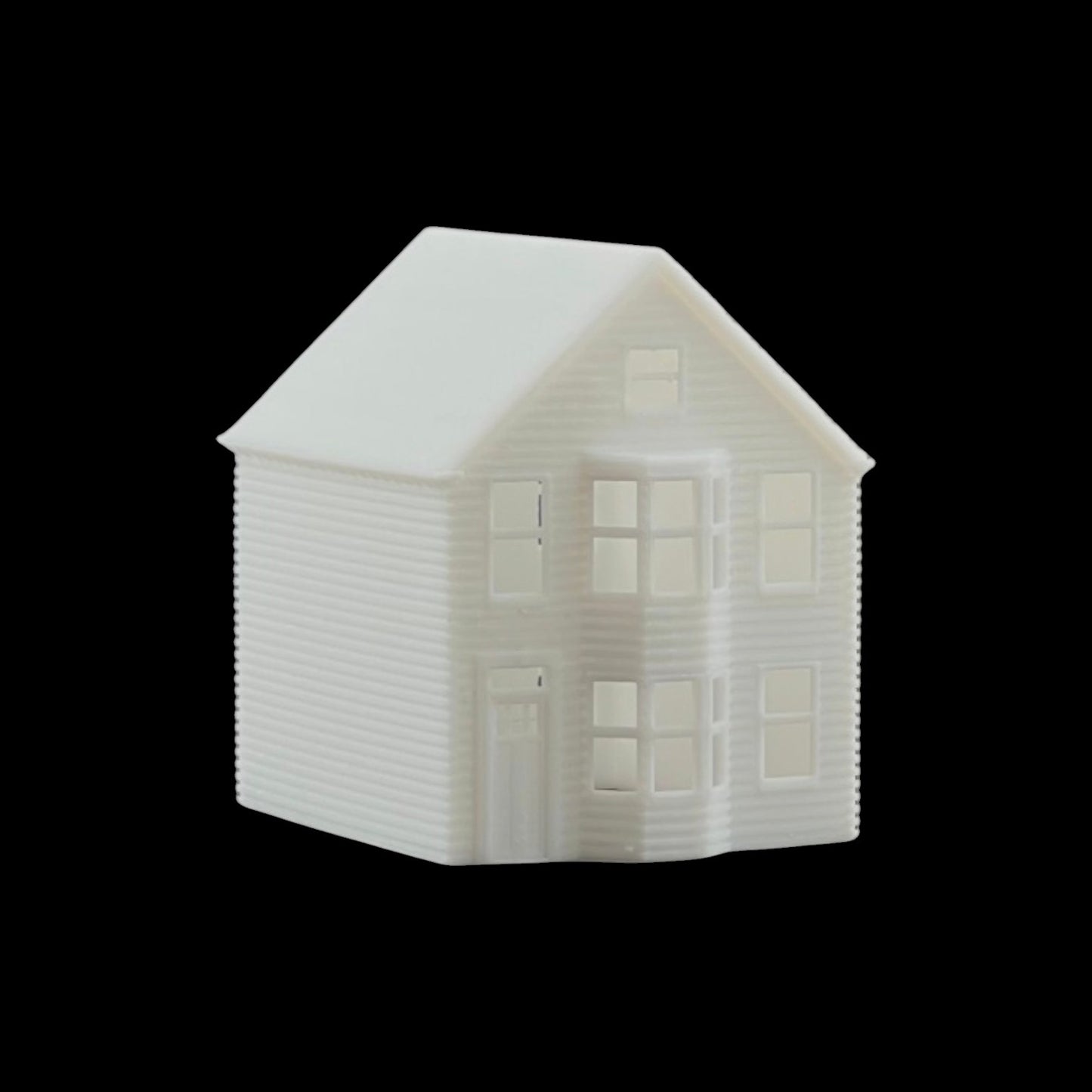N Scale 1:160 Classic Victorian Resin Houses 3pc Set