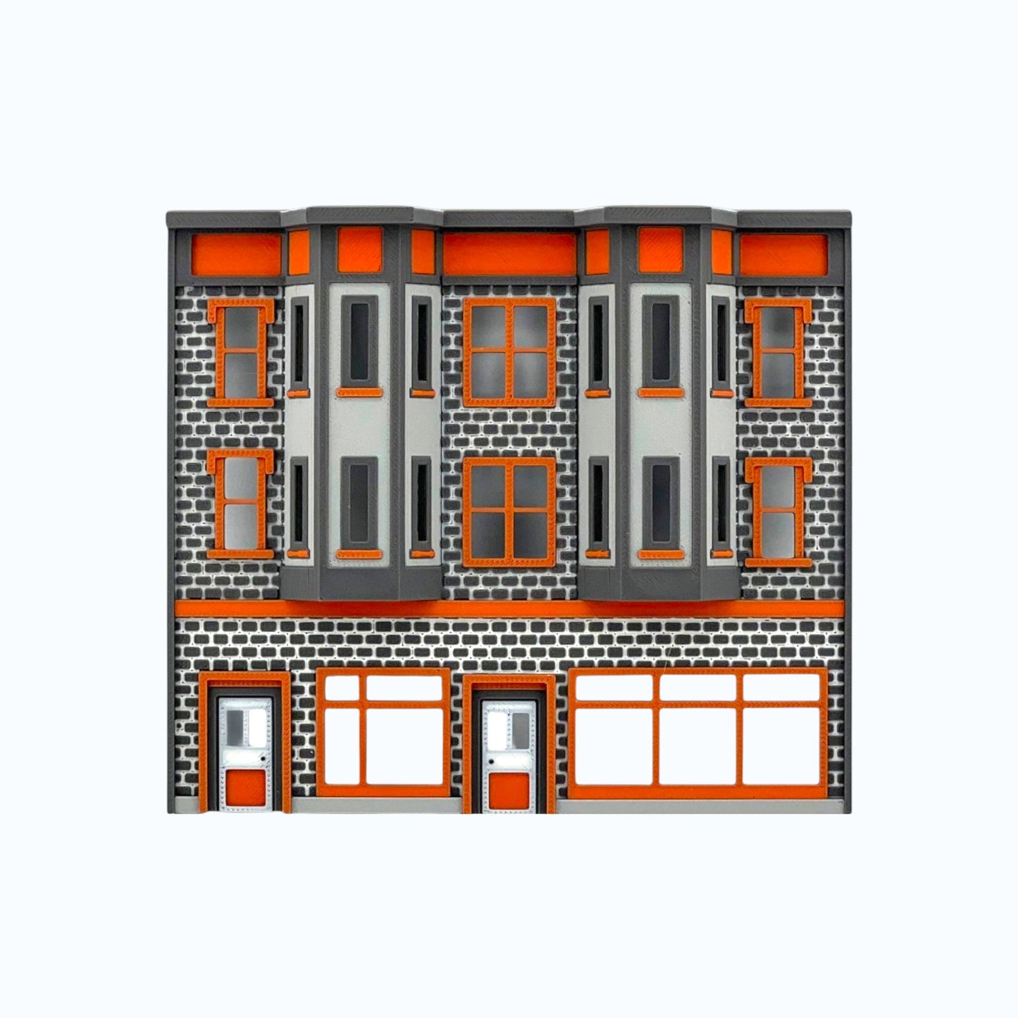 N Scale 1:160 Backdrop Building - Full Color Model