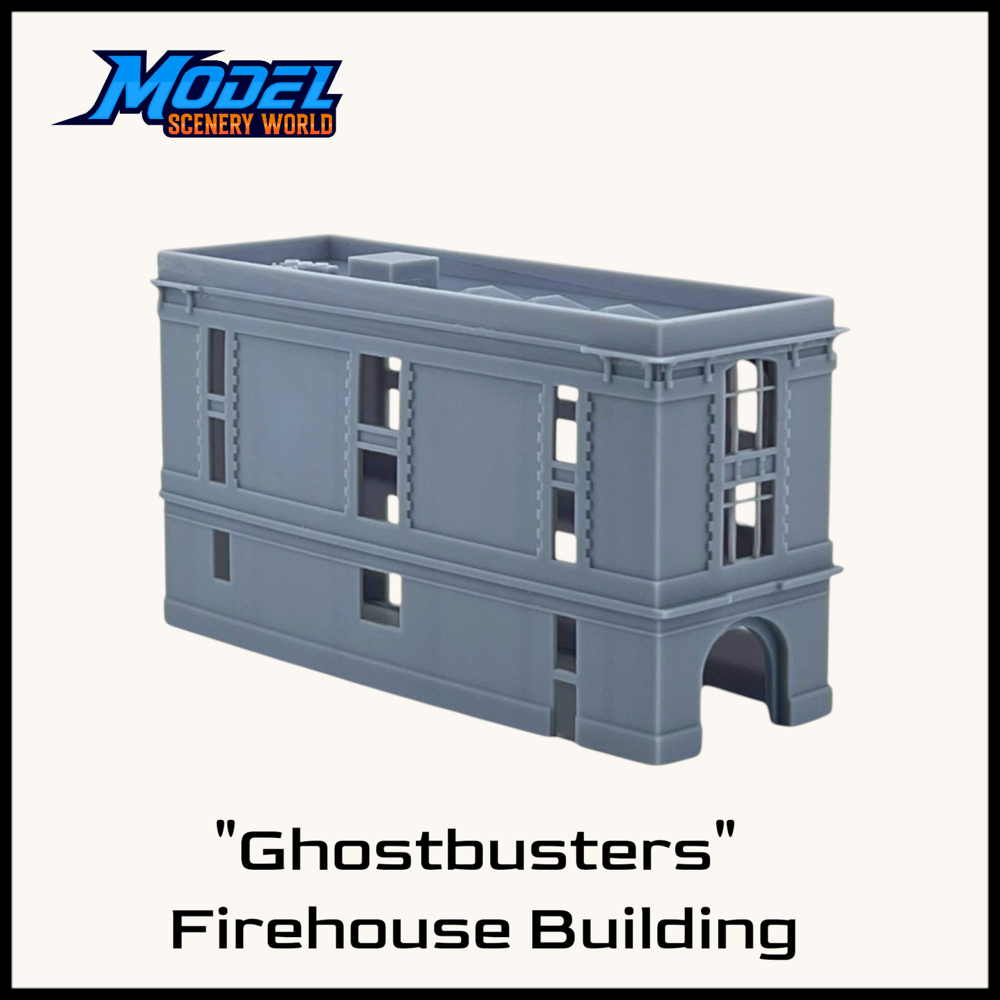 N Scale 1:160 "Ghostbusters" Firehouse Building-Resin