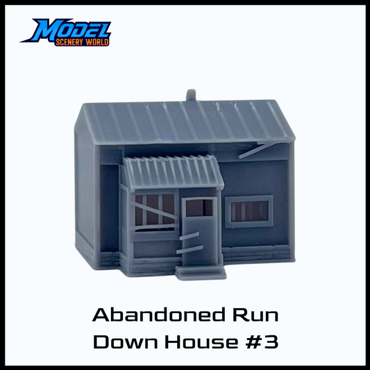 N Scale 1:160 Abandoned Run-Down House #3 Shanty - Resin