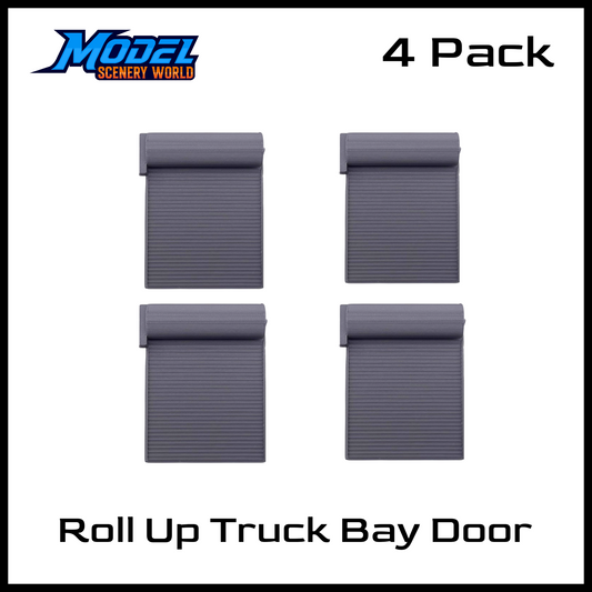 N Scale 1:160 Roll Up Truck Bay Door 4pk