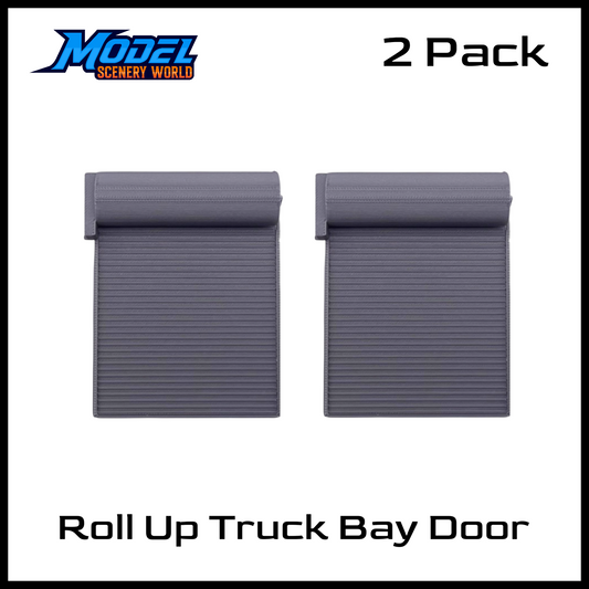HO Scale 1:87 Roll Up Truck Bay Door 2pk