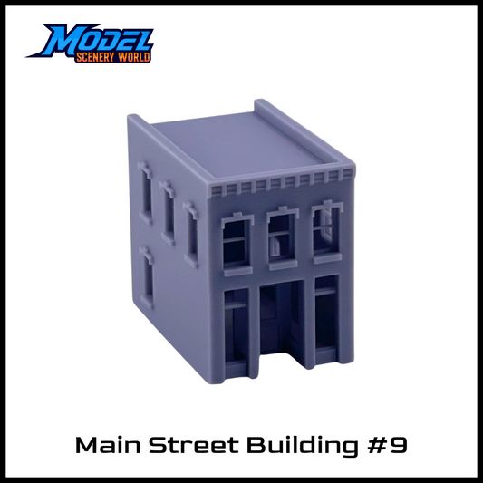 N Scale 1:160 Mainstreet Building #9-Resin
