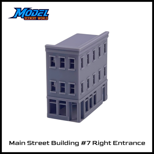 N Scale 1:160 Mainstreet Building #7 RH-Resin