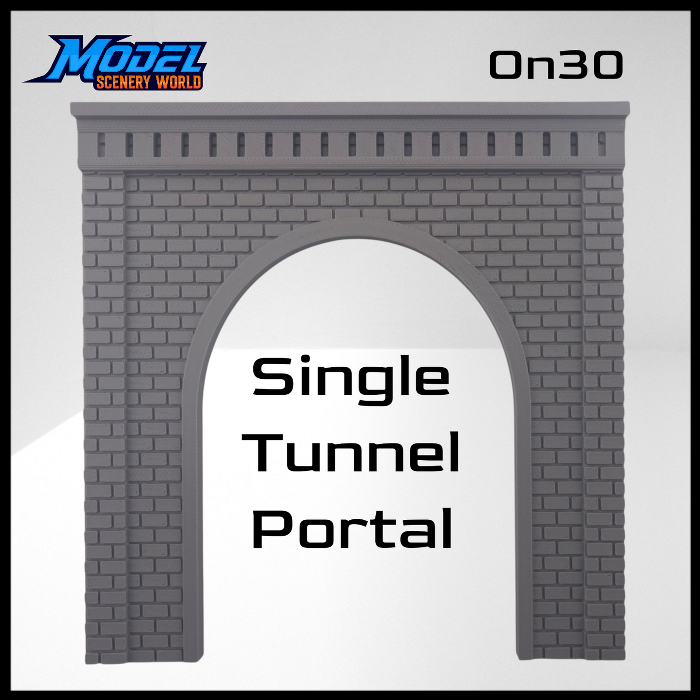 On30 Scale Single Stone Tunnel Portal Narrow Gauge