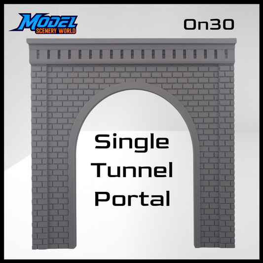 On30 Scale Single Stone Tunnel Portal Narrow Gauge