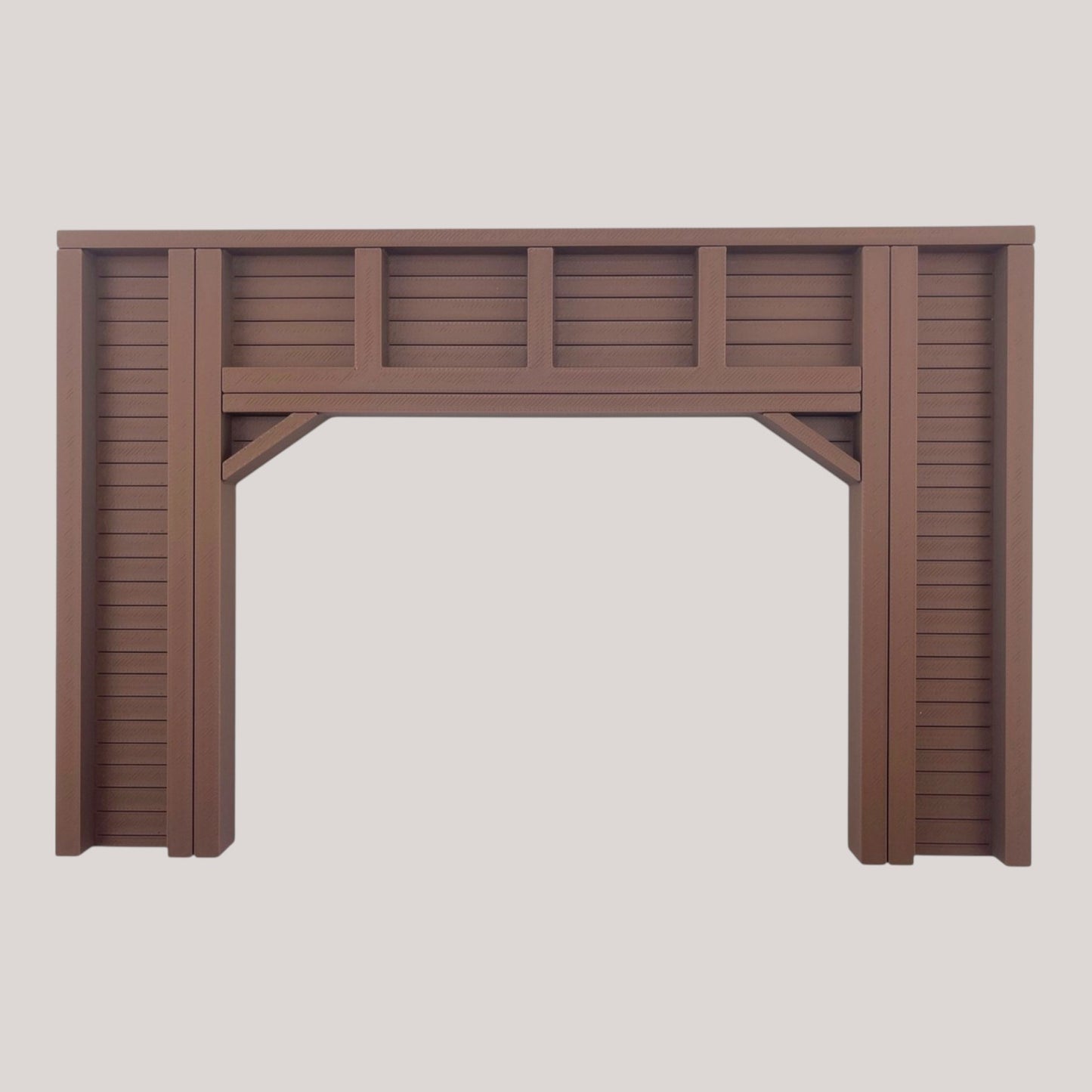 On30 Scale Double Timber Tunnel Portal Narrow Gauge
