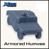 Armored Humvee - S Scale 1:64 - Gray