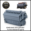 S Scale 1:64 EMD 645 20-Cylinder Turbo Diesel Engine