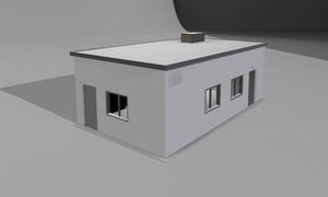 Small Yard Office or Commercial Job Site Office "Easy Build"