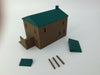 "The Outdoor Series" - Cabin #3 - Camping - Modeled in Color - N Scale 1:160