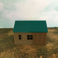 "The Outdoor Series" - Cabin #7 - Camping - Modeled in Color  OO Scale 1:76  3D