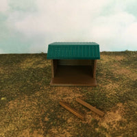 "The Outdoor Series" Small Shelter - Camping - Modeled in Color - N Scale