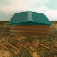 "The Outdoor Series"  Large Shelter - Camping Modeled in Color HO Scale 1:87