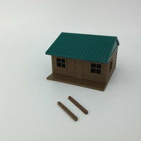 "The Outdoor Series" - Cabin #5 - Camping - Modeled in Color  TT Scale 1:120  3D