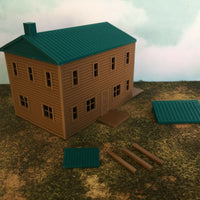 "The Outdoor Series" - Cabin #3 - Camping - Modeled in Color  TT Scale 1:120