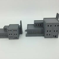 Multi Level FACTORY with LOADING DOCK and DUAL STACKS - N Scale 1:160