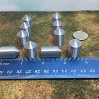 10 Grain Silos - T Gauge - 1:450 Scale - Farm Silo Cluster