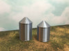 (2) GRAIN SILO SET - Z Scale 1:220 - No Assembly Required - FARM Cluster