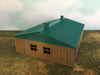 "The Outdoor Series" - Cabin #2 - Camping - Modeled in Color  TT Scale 1:120