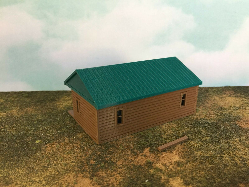 The Outdoor Series - Cabin #6 - Camping - Modeled in Color - N Scale The Outdoor Series - Cabin #6 - Camping - Modeled in Color - N Scale