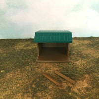 "The Outdoor Series"  Small Shelter - Camping Modeled in Color  O Scale 1:48