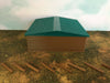 "The Outdoor Series"  Large Shelter - Camping Modeled in Color Z Scale 1:220