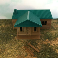 "The Outdoor Series" - Cabin #4 - Camping - Modeled in Color  TT Scale 1:120