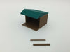 "The Outdoor Series" Small Shelter - Camping - Modeled in Color - N Scale