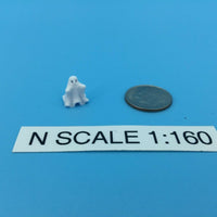 GHOST Figure - N Scale 1:160 "The Ghost of Boxcar Willie" - Halloween NEW Design
