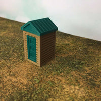 "The Outdoor Series" OUTHOUSE  Camping  Modeled in Color G Scale 1:24