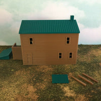 "The Outdoor Series" - Cabin #3 - Camping - Modeled in Color - Z Scale 1:220