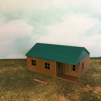 "The Outdoor Series" - Cabin #6 - Camping - Modeled in Color - Z Scale 1:220