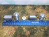 (4) Grain Silos ZZ Scale 1:300 - Rare Scale Models - Farm Silo Cluster