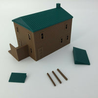 "The Outdoor Series" - Cabin #3 - Camping - Modeled in Color  S Scale 1:64