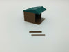"The Outdoor Series"  Small Shelter - Camping Modeled in Color  Z Scale 1:220