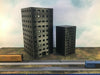 10 Story APARTMENTS or OFFICES City Building N Scale 1:160 No Assembly Required!
