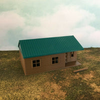 "The Outdoor Series" - Cabin #6 - Camping - Modeled in Color - Z Scale 1:220