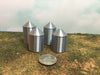 (4) Grain Silos ZZ Scale 1:300 - Rare Scale Models - Farm Silo Cluster