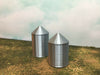 (2) GRAIN SILO SET - Z Scale 1:220 - No Assembly Required - FARM Cluster